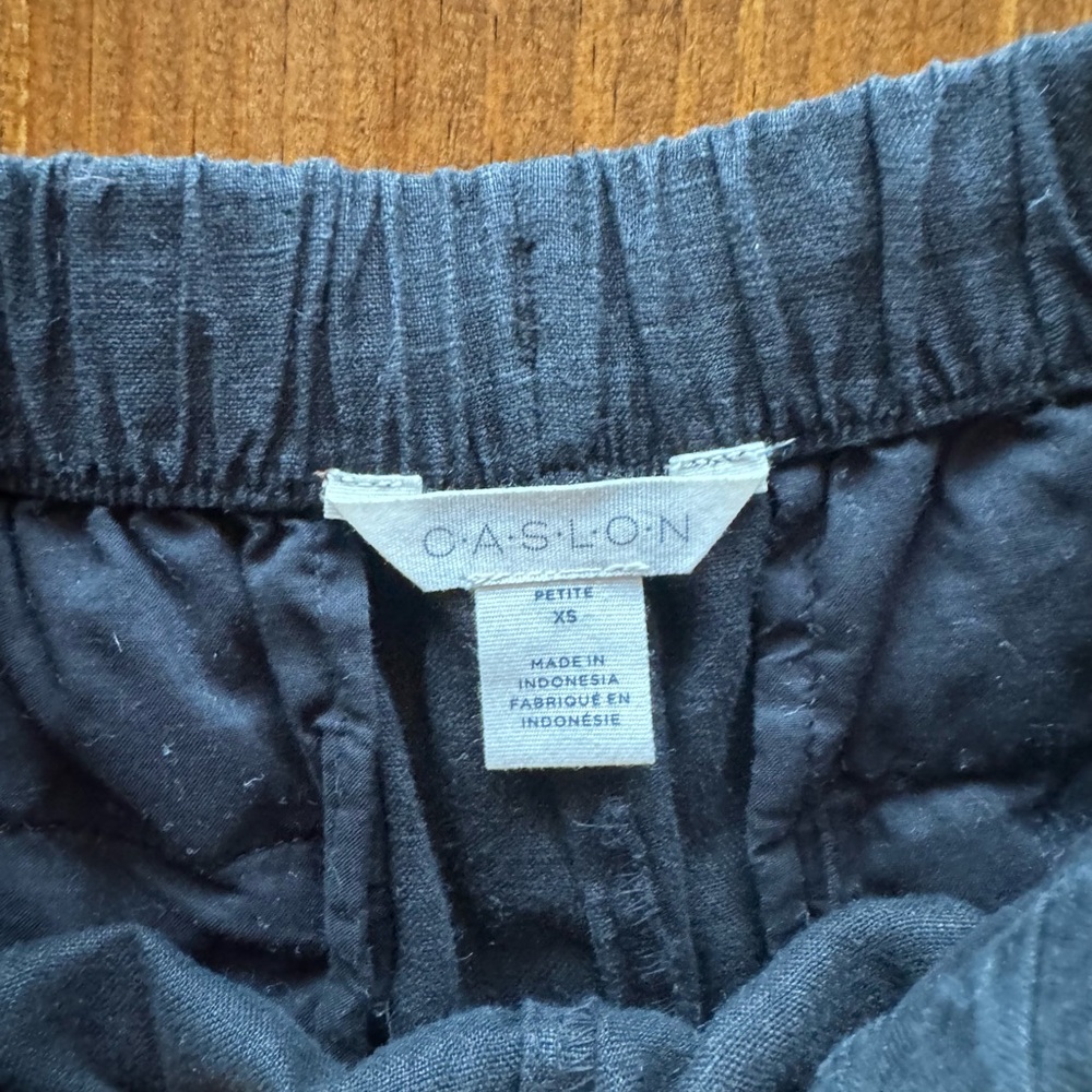 Caslon black linen Pants - Picture 2 of 2
